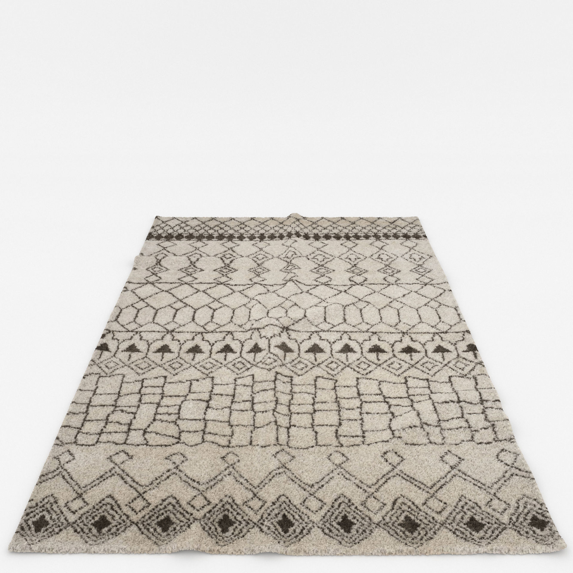 Rugs No 328 Low-poly 3D model_4