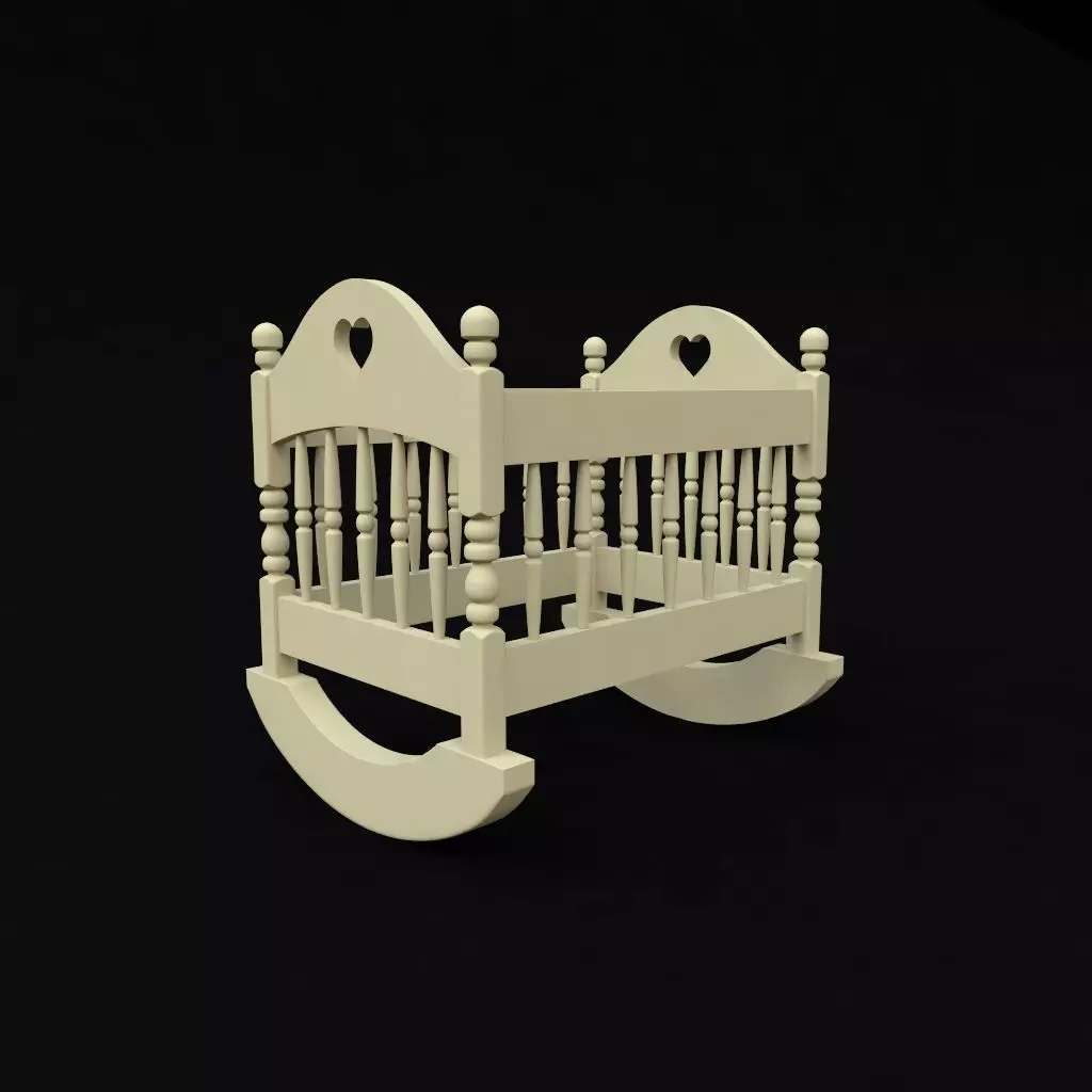 Lullaby bed 3D model