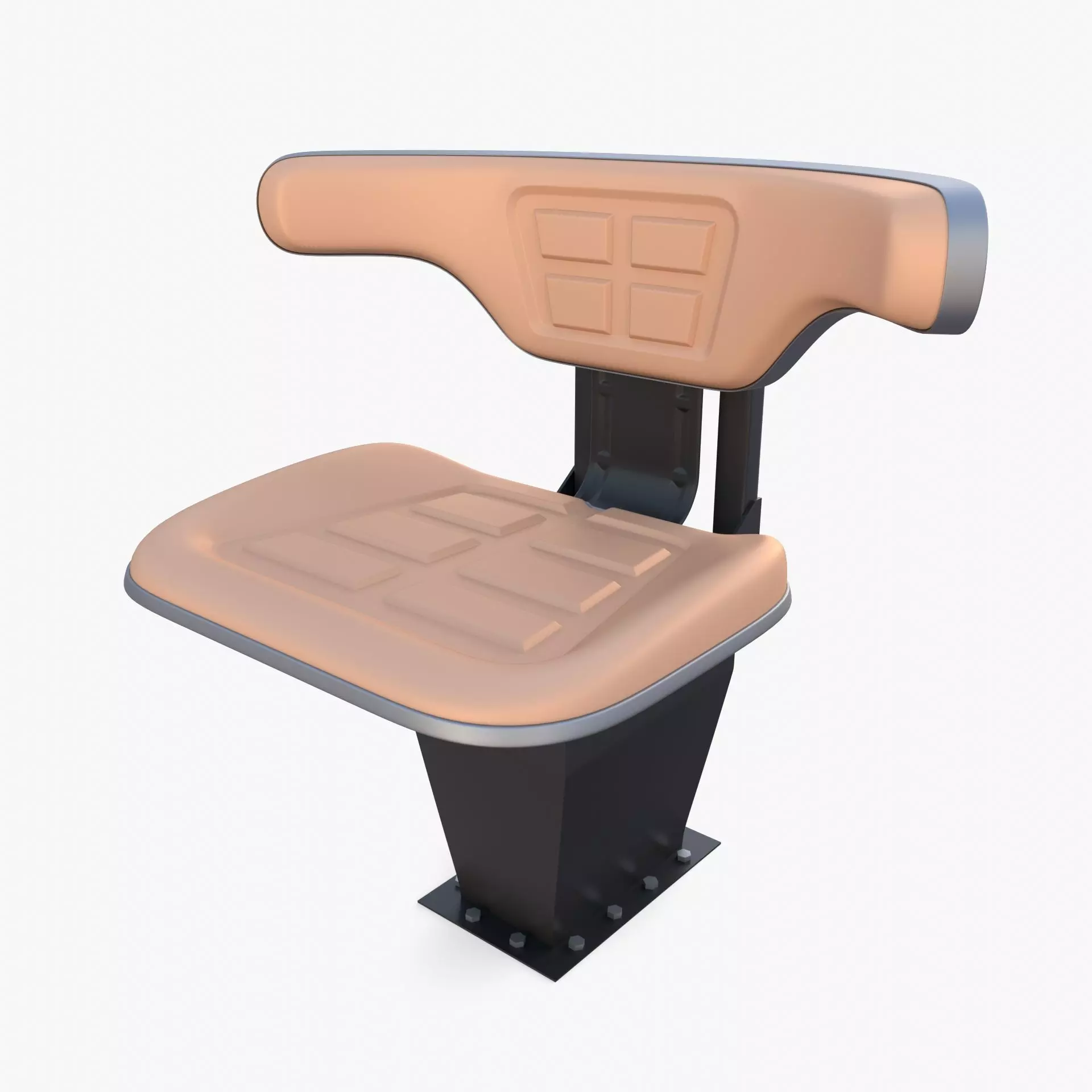 Tractor seat 3D model