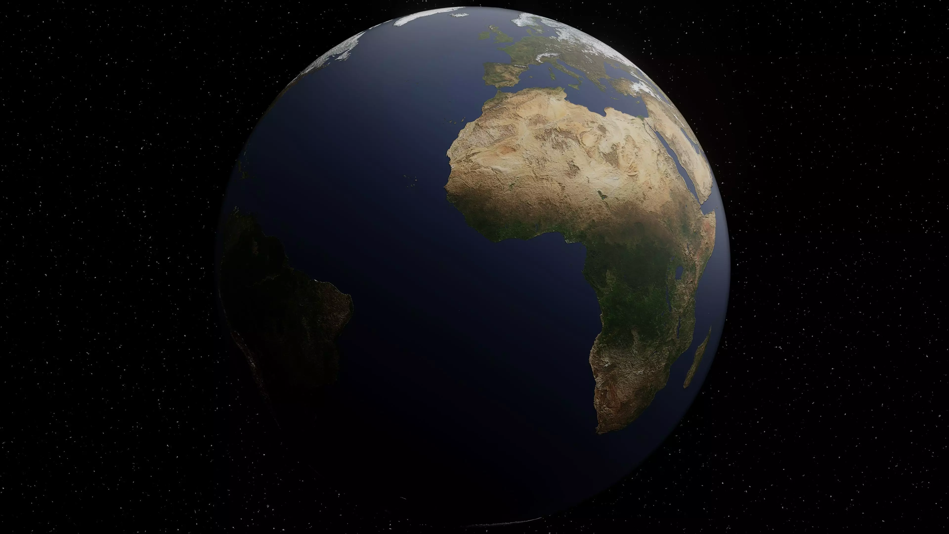Animated Earth 3D model_0