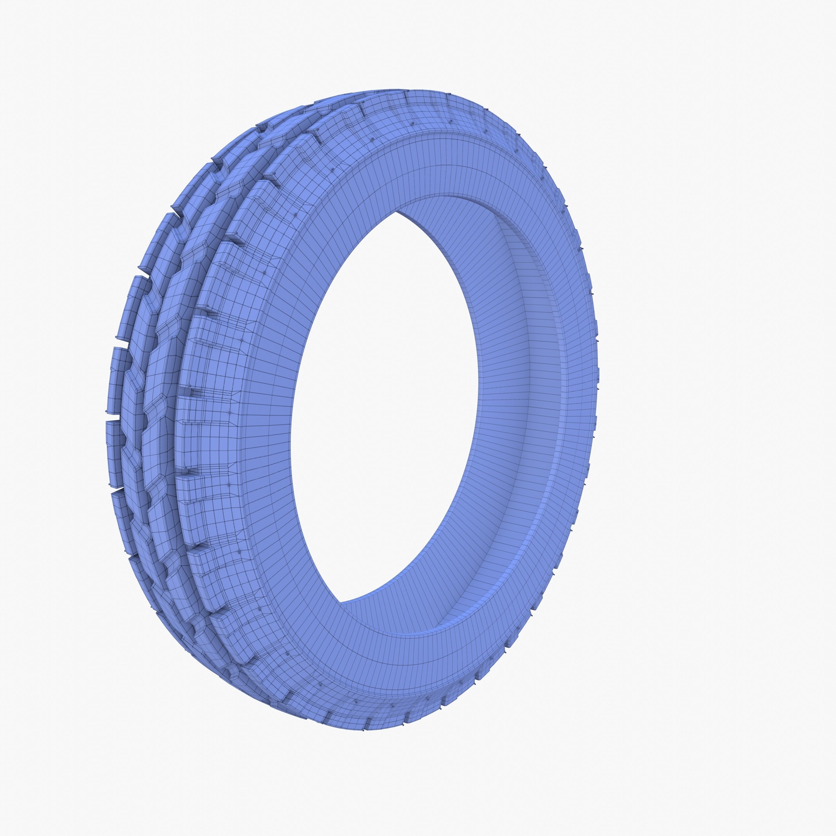 Tractor Tire v1 3D model_7