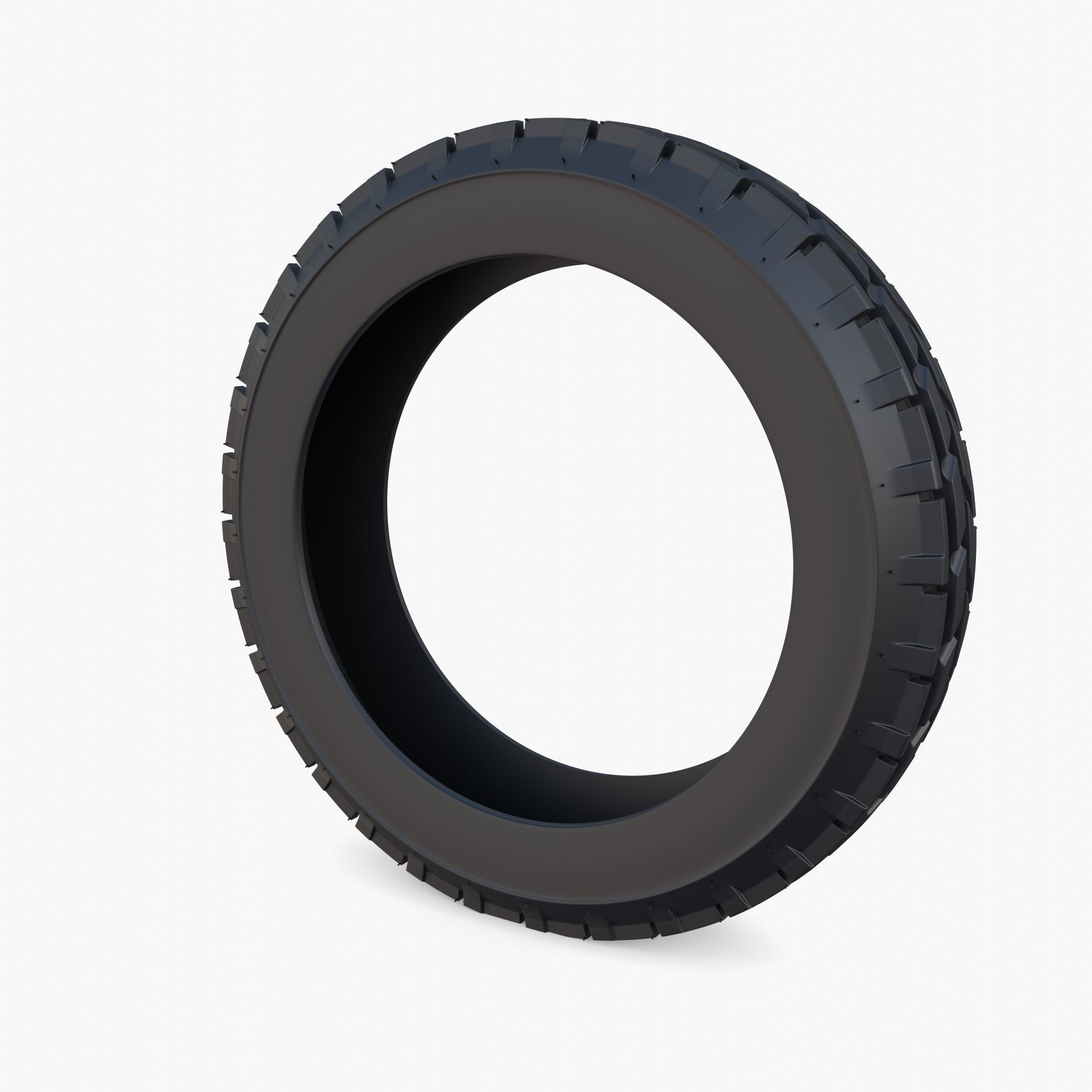Tractor Tire v1 3D model_2