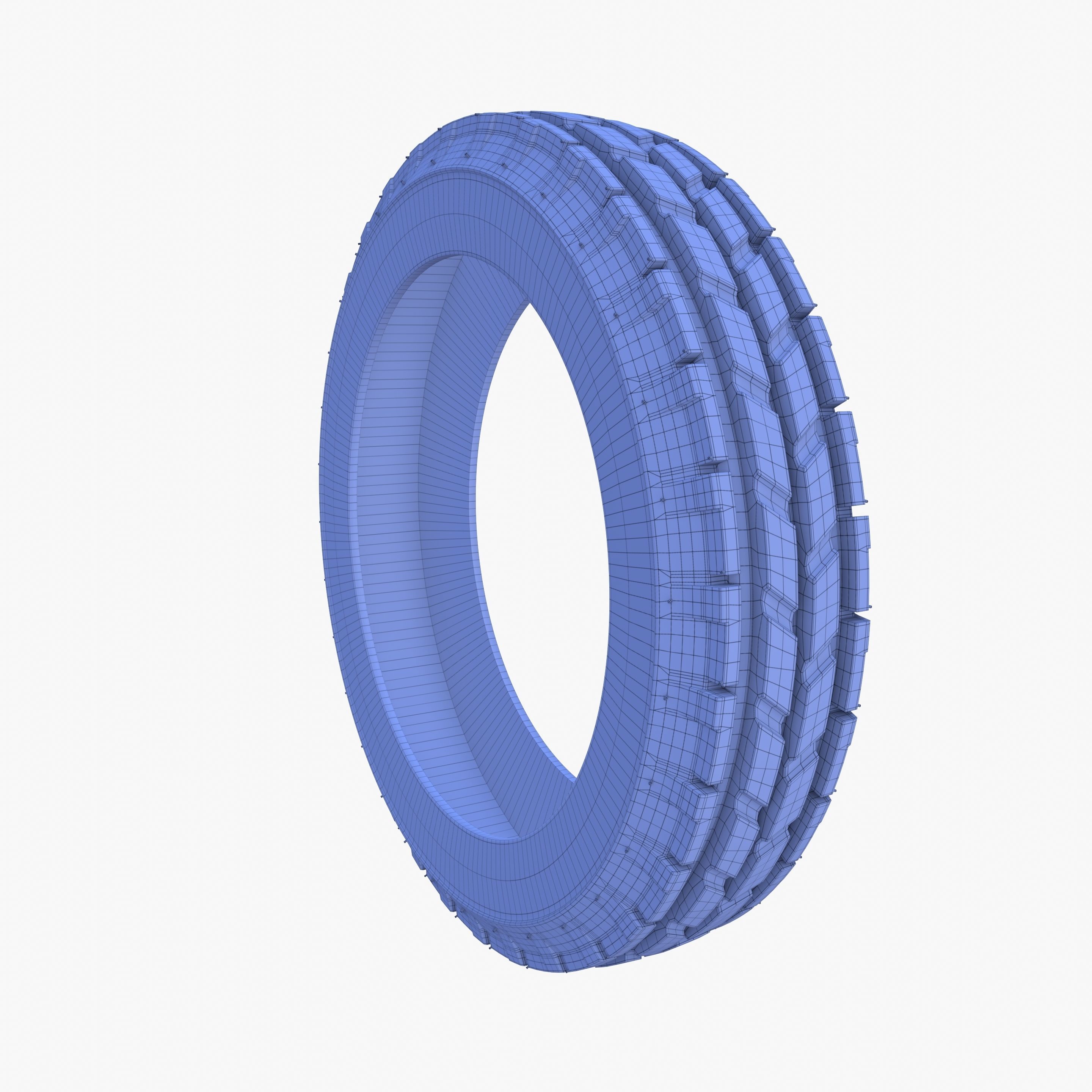Tractor Tire v1 3D model_12