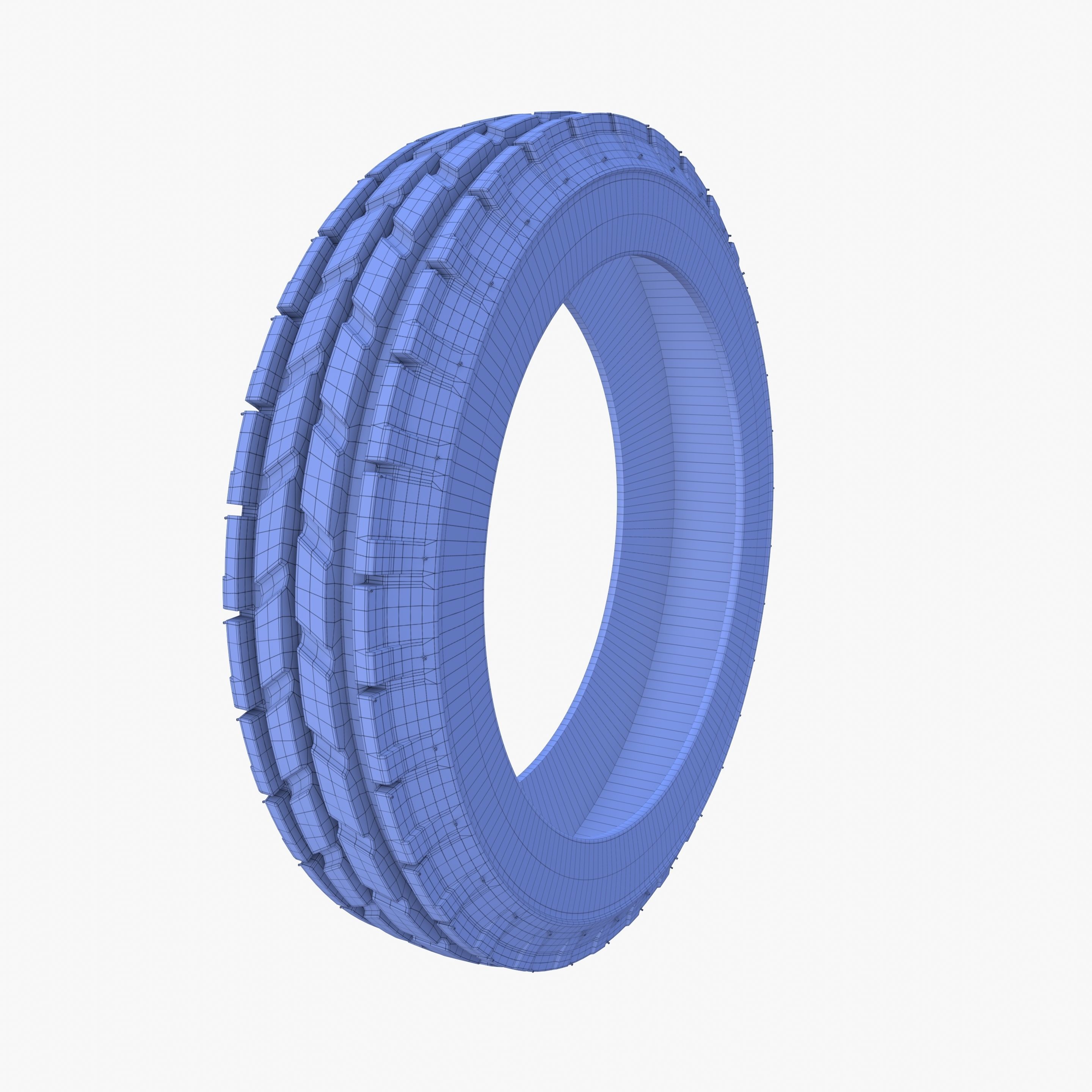 Tractor Tire v1 3D model_11