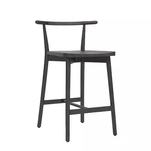 Frazer wood counter stool