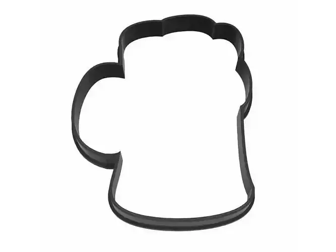 0262 Mug of beer cookie cutter