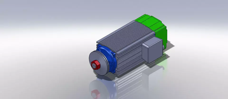 Motor E80S Free 3D model_0