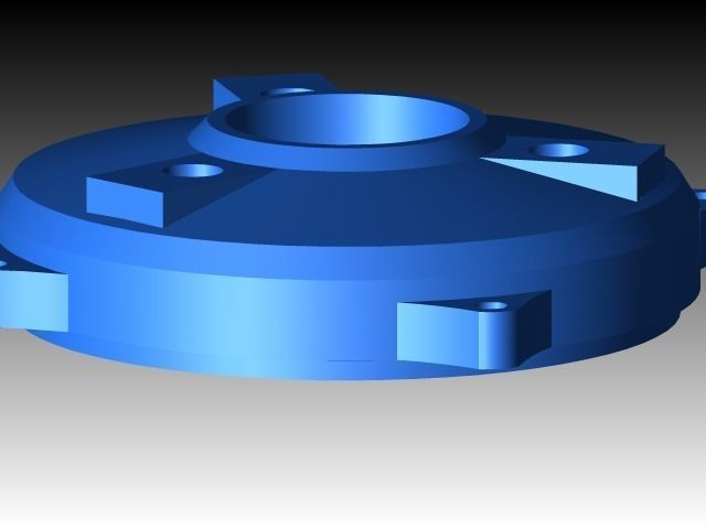 Motor E80S Free 3D model_5