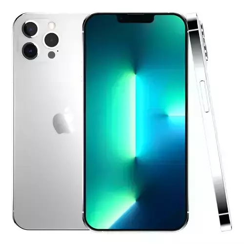 Apple iPhone 13 Pro Max Silver Low-poly 3D model Apple iPhone 13 Pro Max Silver Low-poly 3D model
