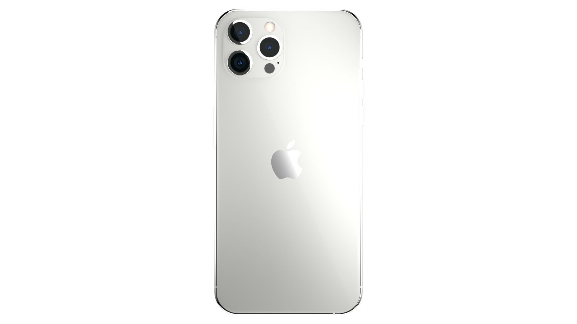 Apple iPhone 13 Pro Max Silver Low-poly 3D model_2