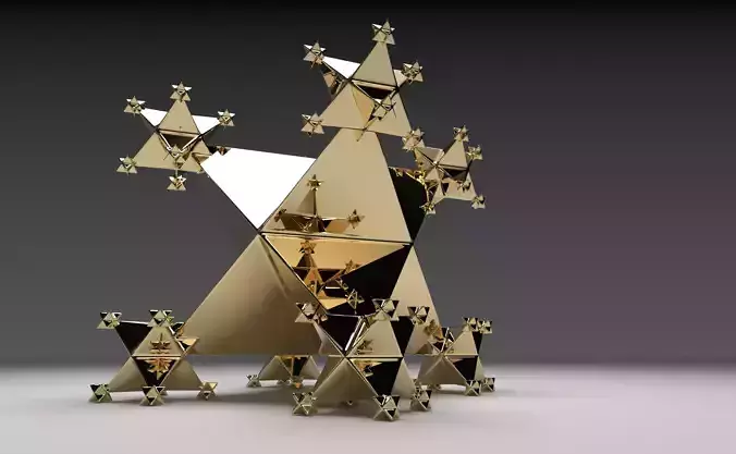 Tetrahedron Star 3D print model