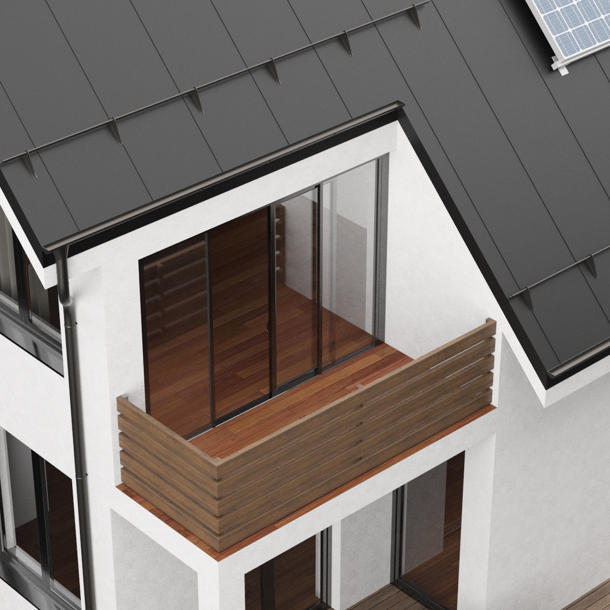 Modern house 04 3D model_25