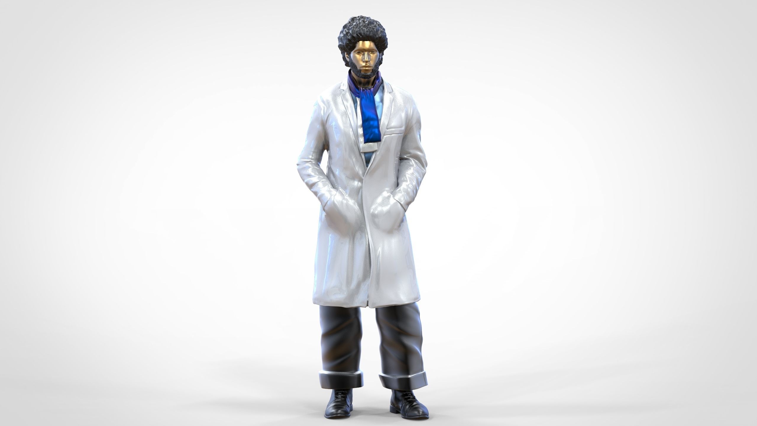 N2 football fan 1970s 3D print model_23