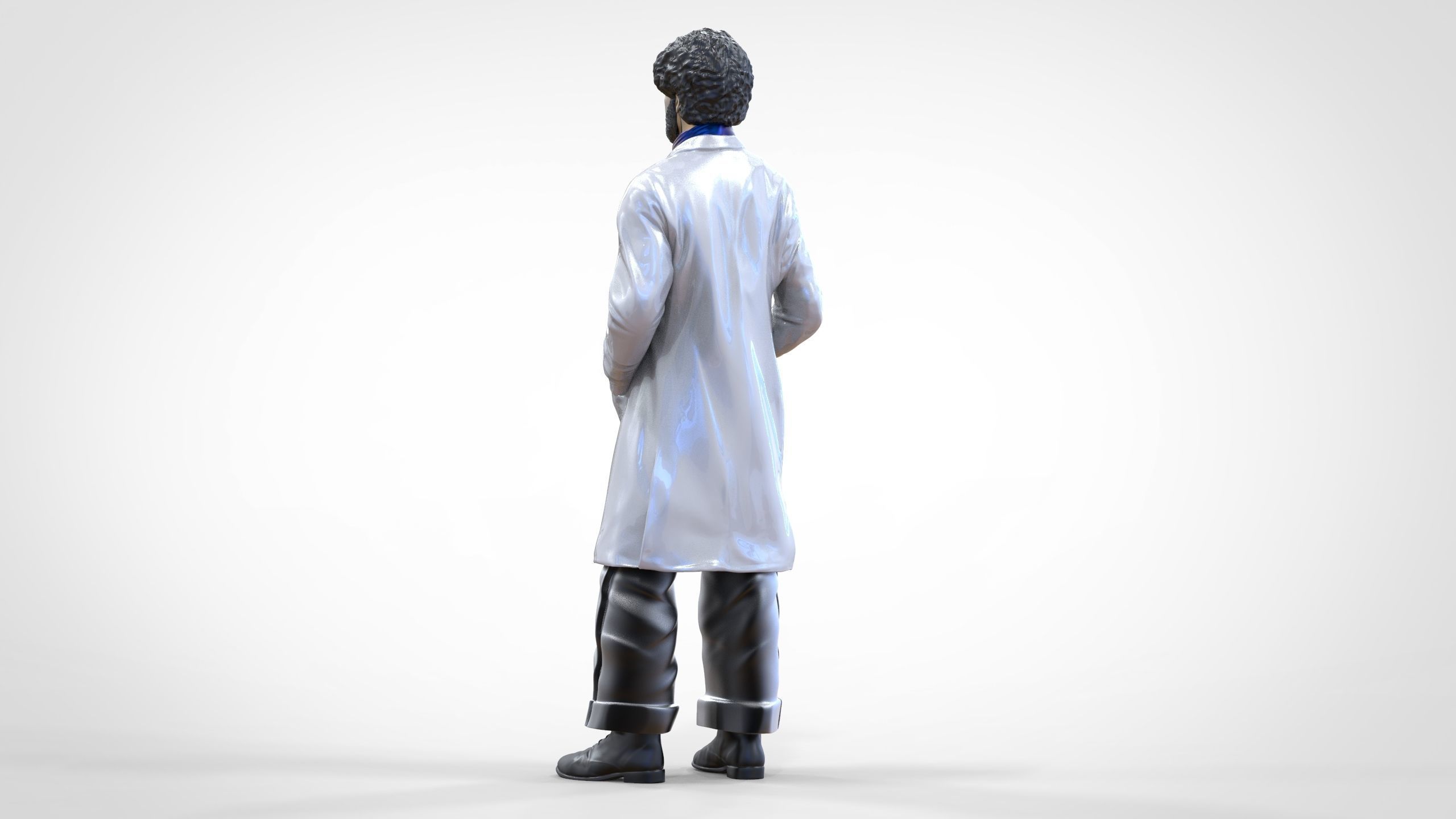 N2 football fan 1970s 3D print model_10