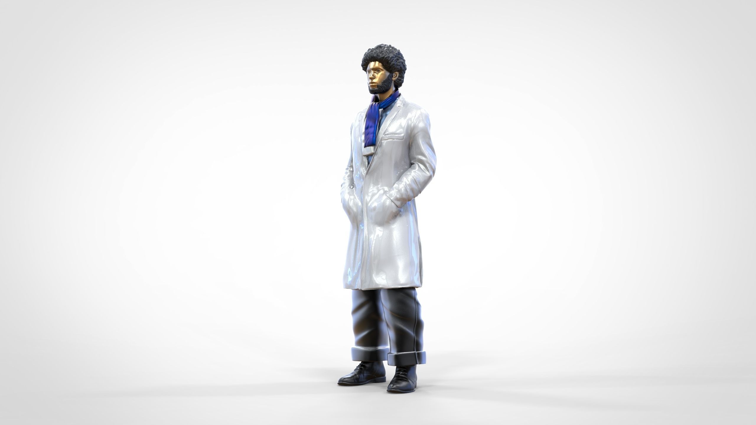 N2 football fan 1970s 3D print model_17