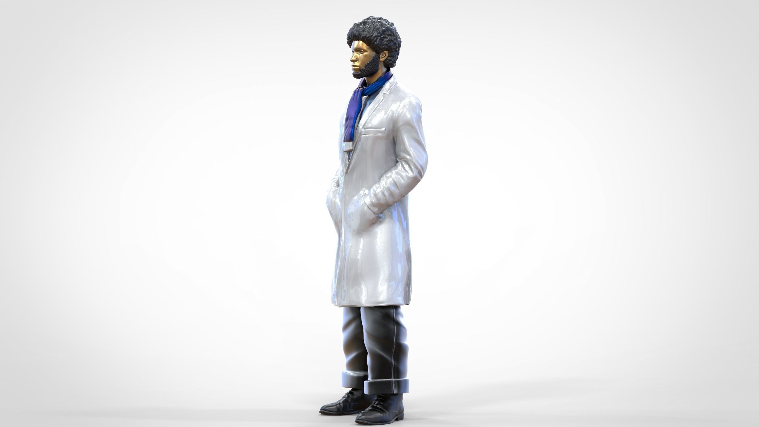 N2 football fan 1970s 3D print model_9