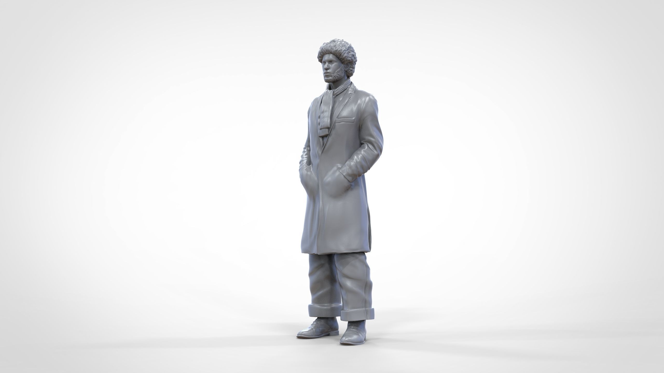 N2 football fan 1970s 3D print model_31