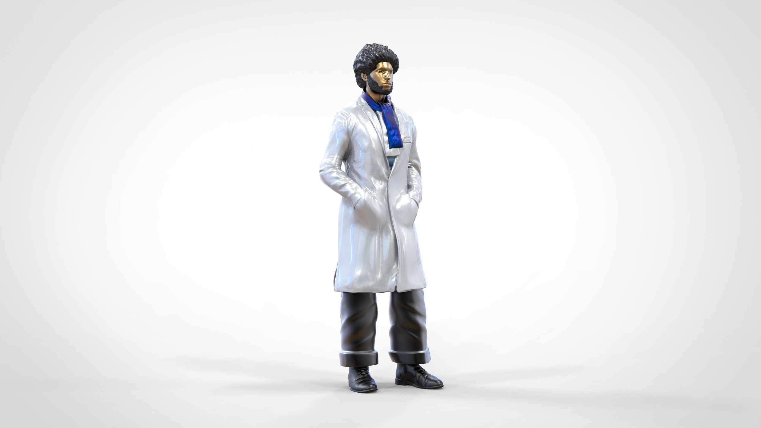 N2 football fan 1970s 3D print model_21