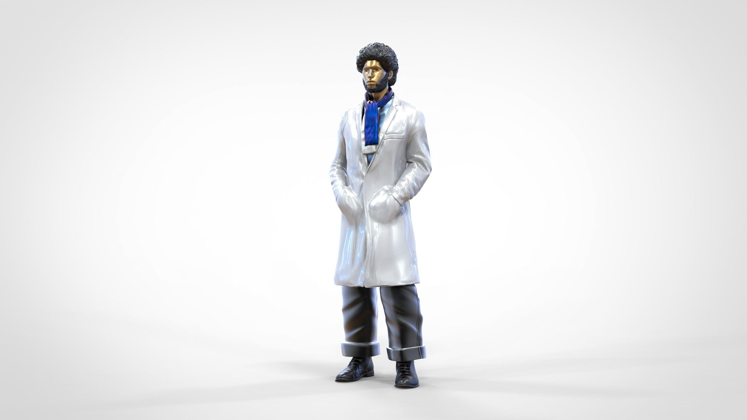 N2 football fan 1970s 3D print model_18