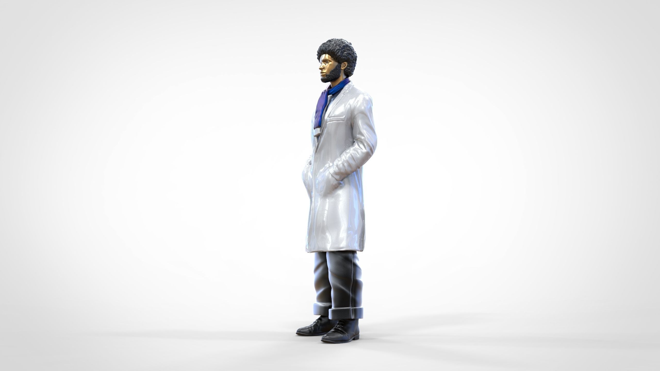 N2 football fan 1970s 3D print model_8