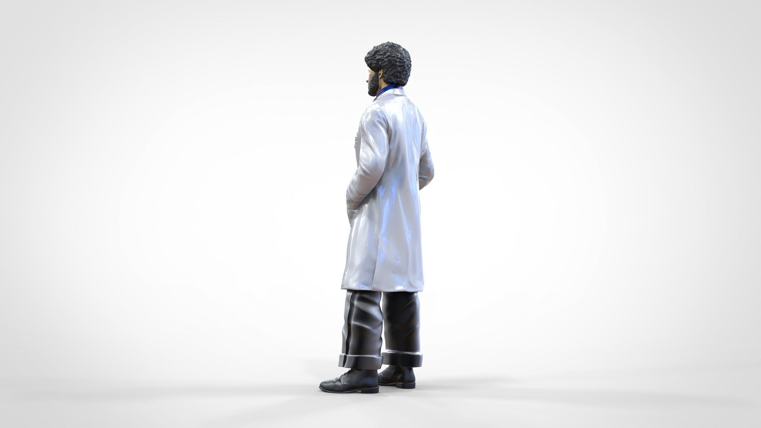 N2 football fan 1970s 3D print model_4