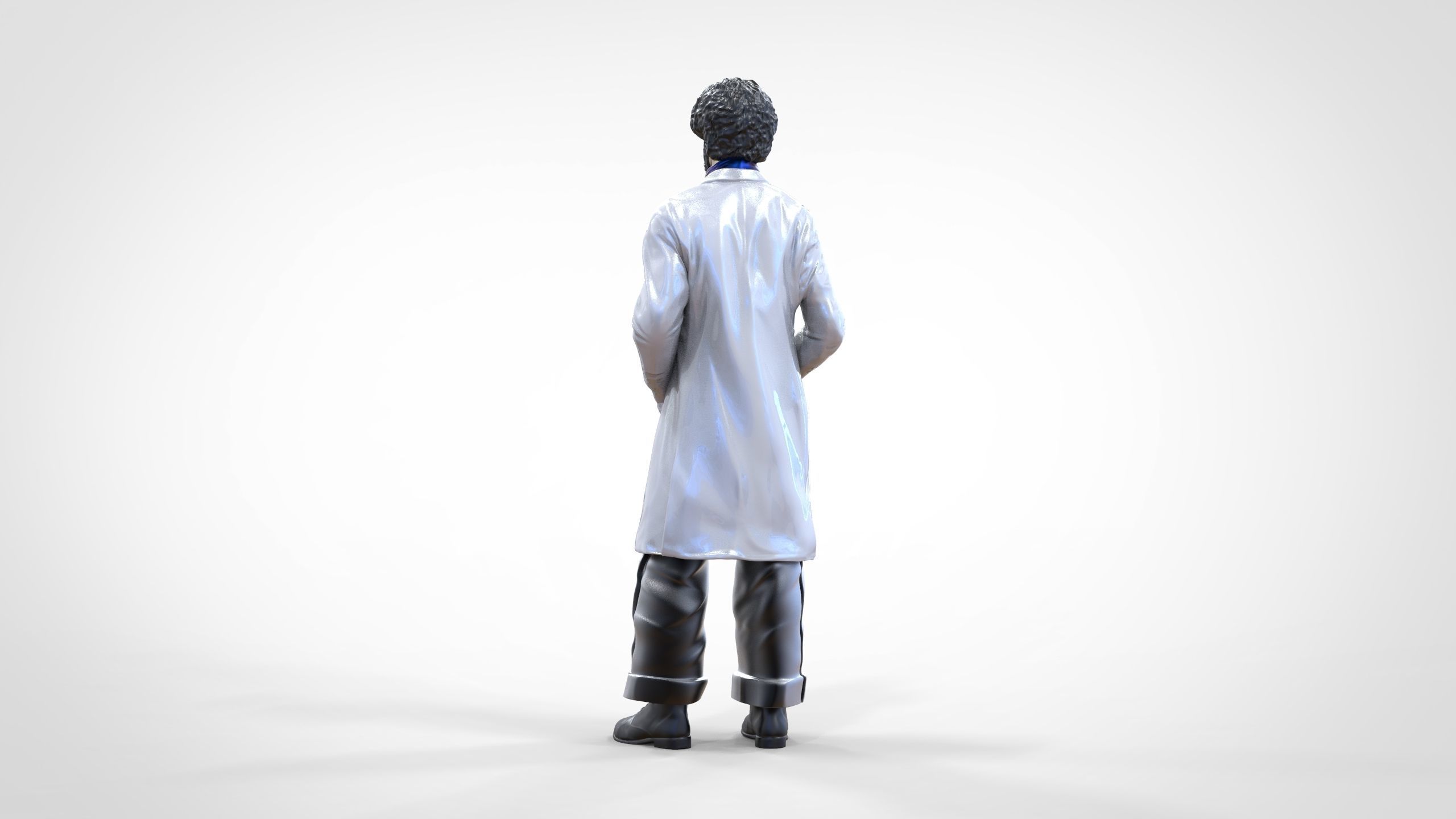 N2 football fan 1970s 3D print model_2