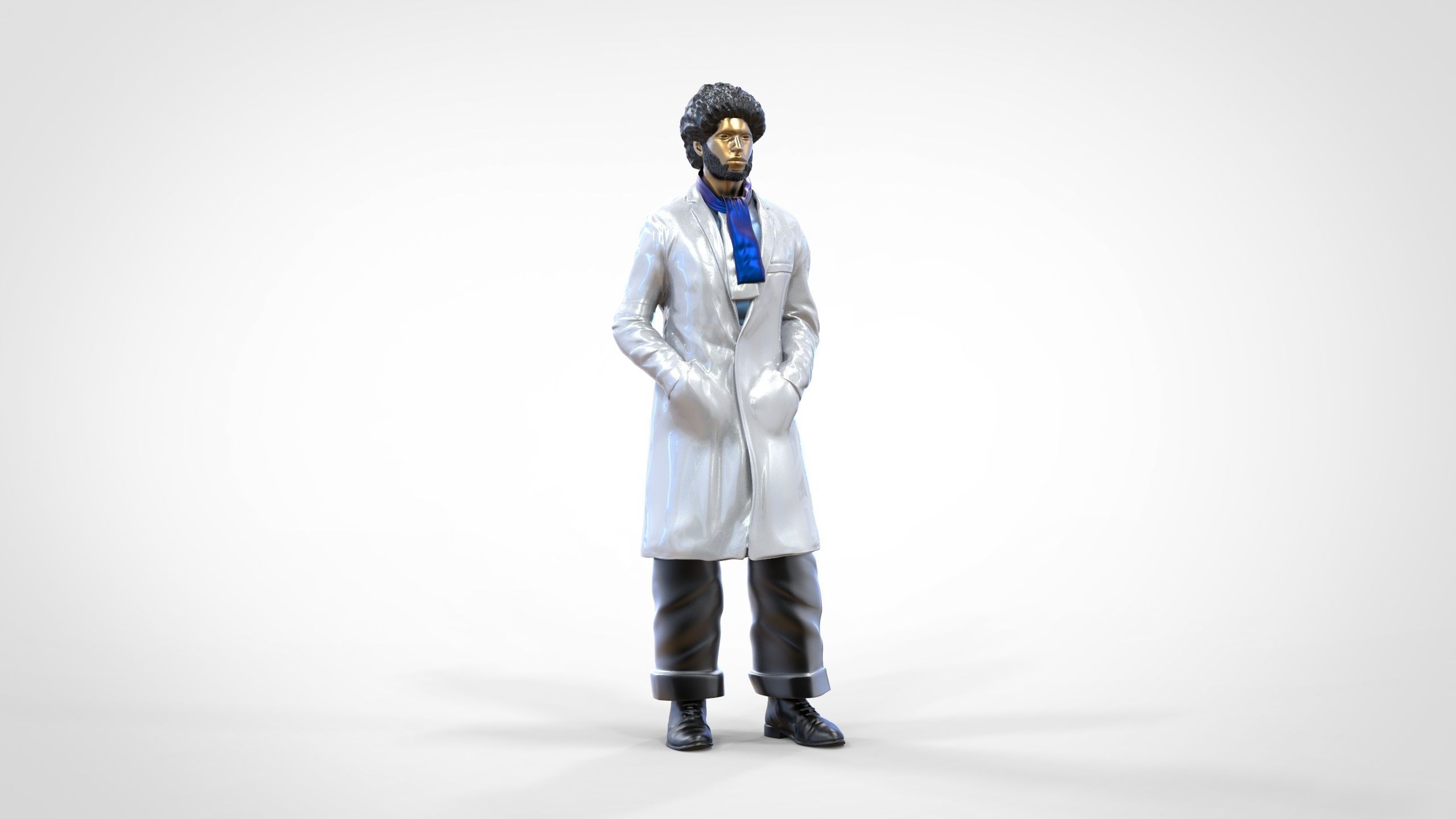 N2 football fan 1970s 3D print model_20