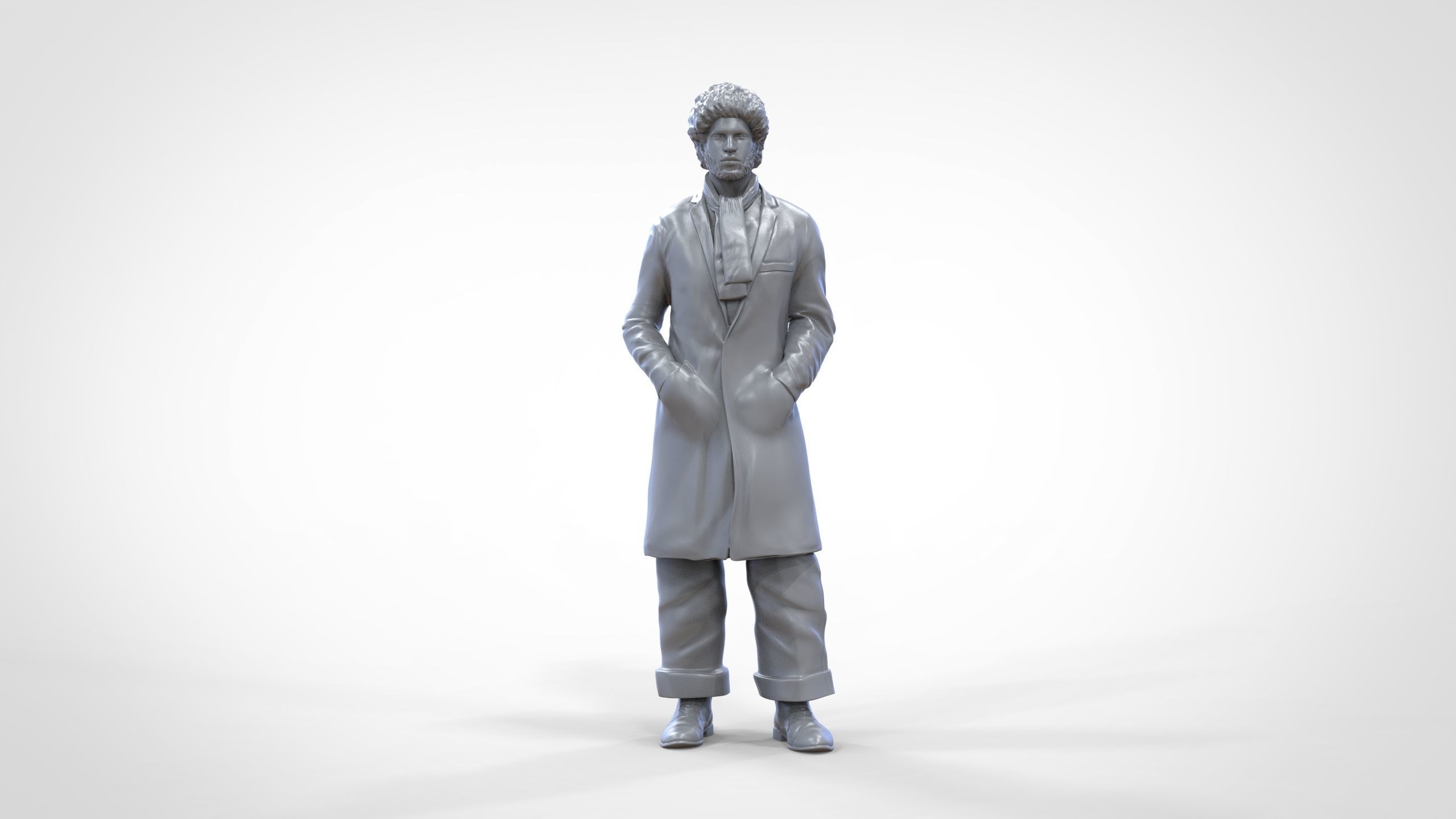 N2 football fan 1970s 3D print model_32