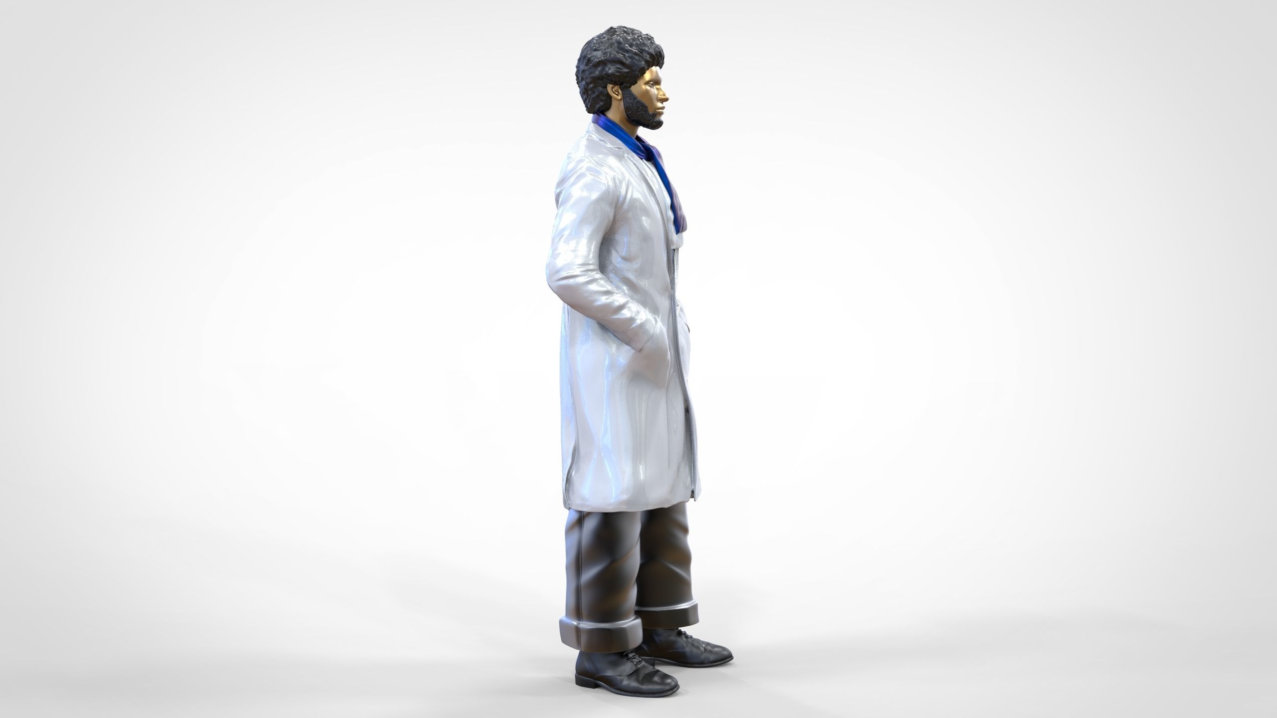 N2 football fan 1970s 3D print model_11