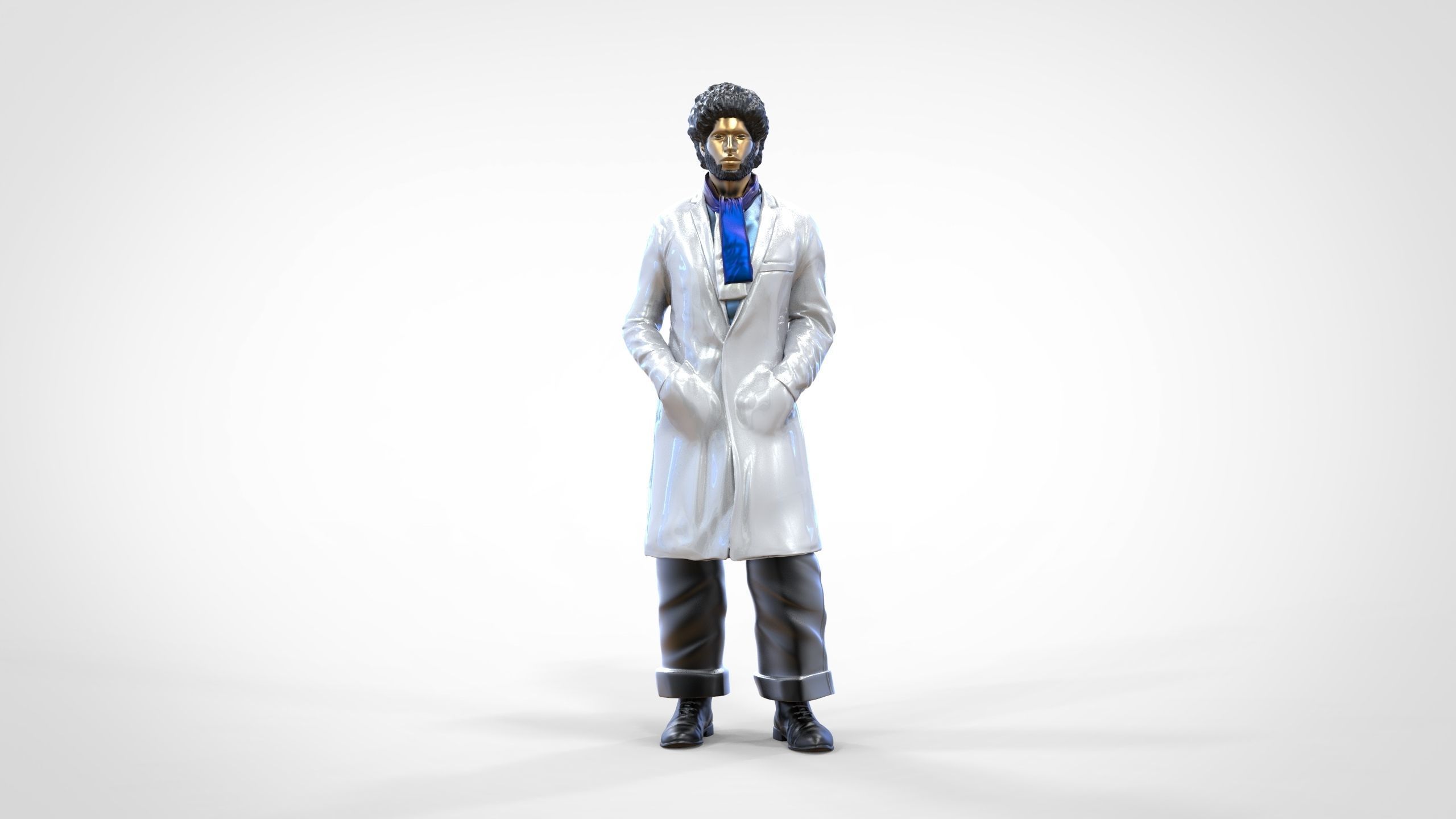 N2 football fan 1970s 3D print model_19