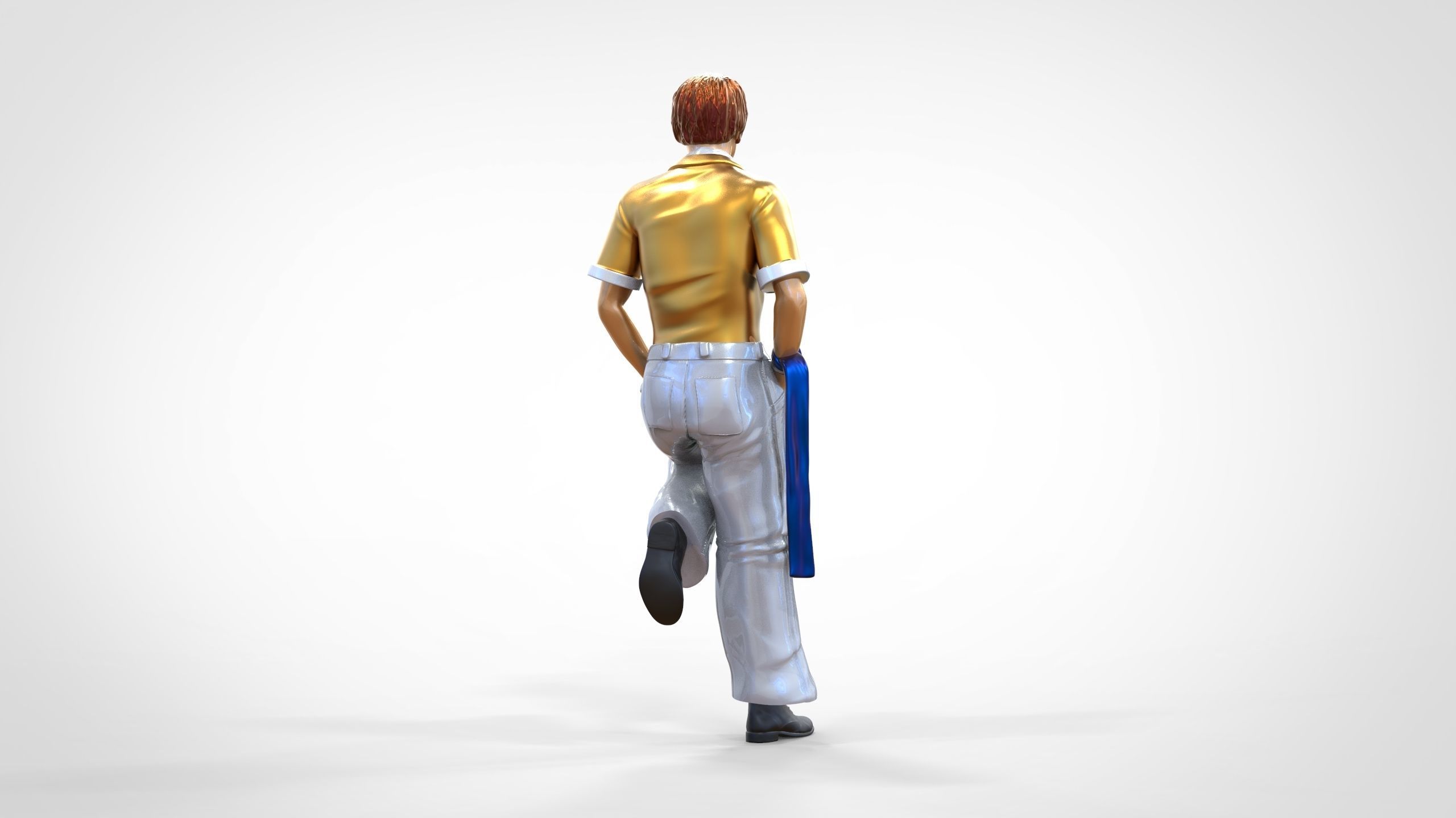 N3 football fan 1970s 3D print model_6