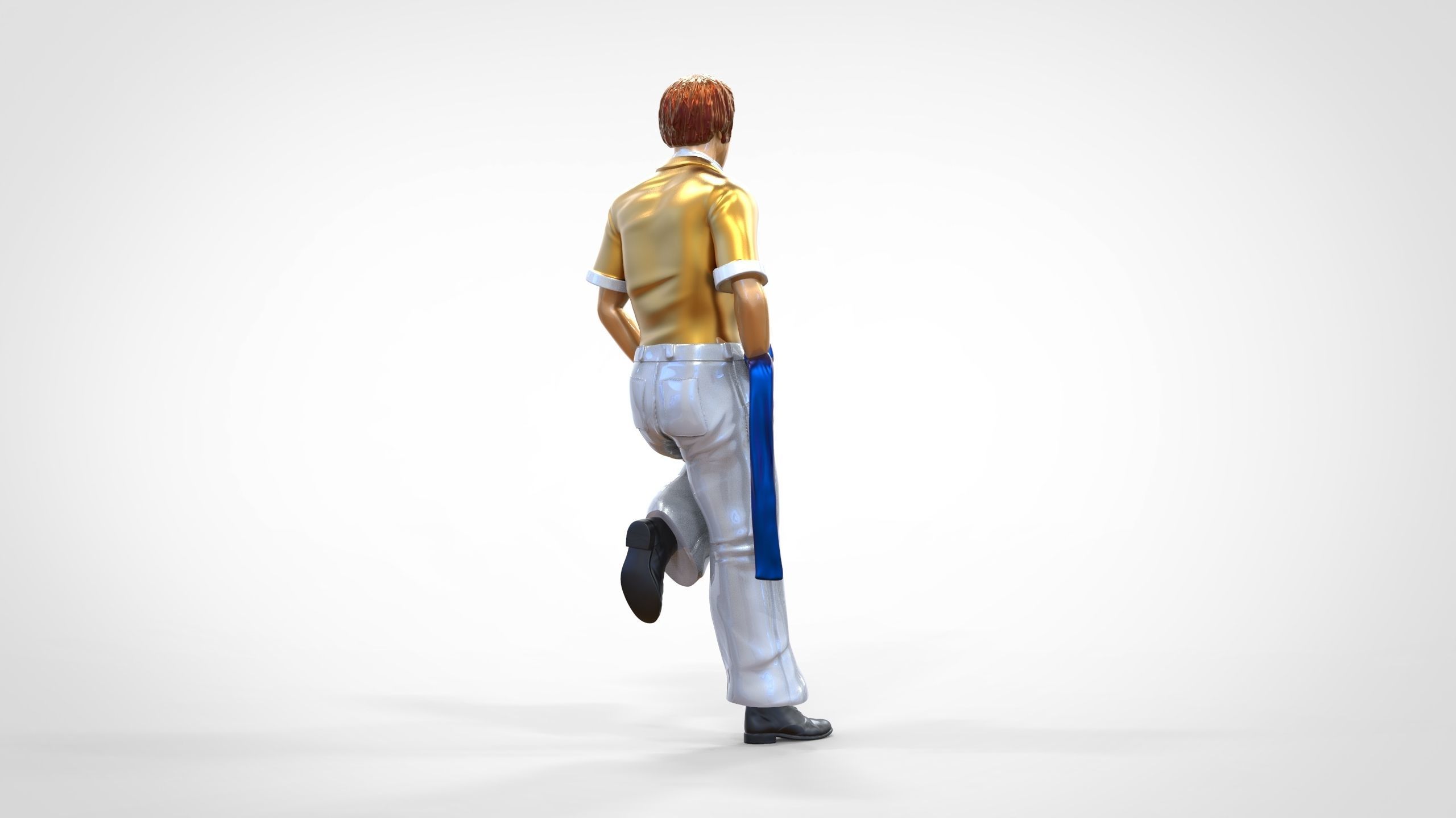 N3 football fan 1970s 3D print model_5