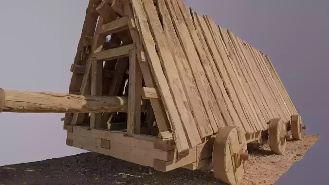 Medieval Ram from movie set