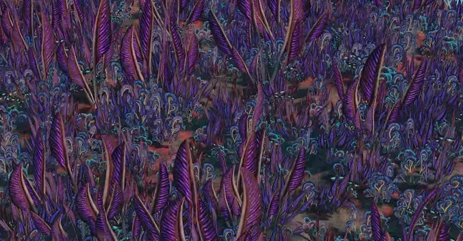 Glowing alien herbs 2