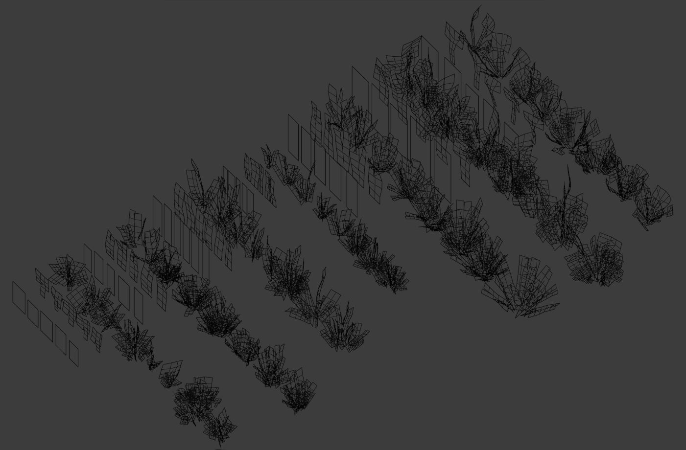 Glowing alien herbs 2 Low-poly 3D model_10