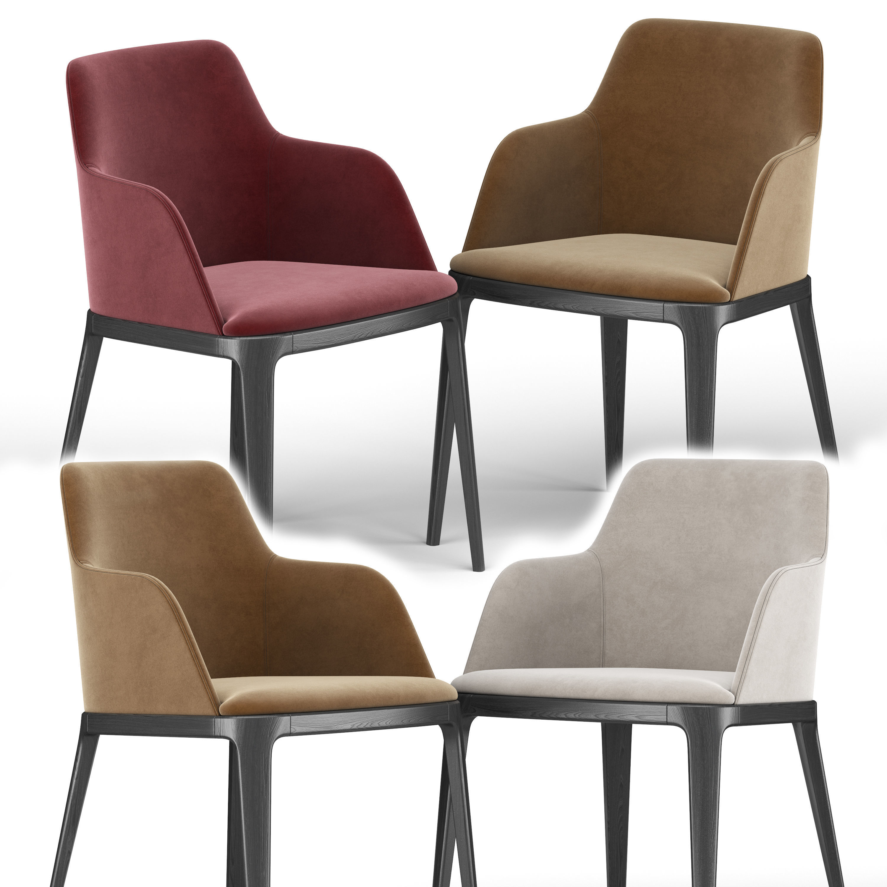 Grace Chair 3D model_1