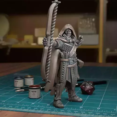 Elf Archer 04 - Presupported