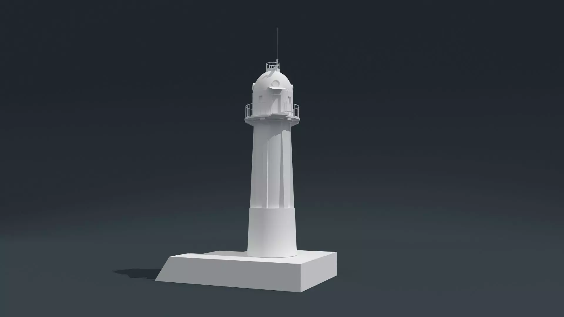 Sochi Lighthouse a symbol of the city of Sochi 3D model_0