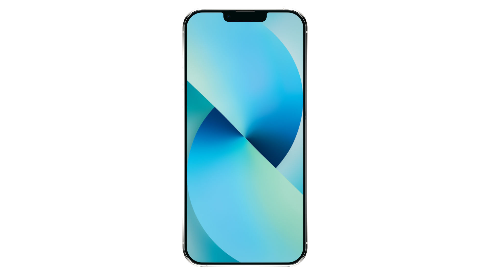 Apple iPhone 13 Starlight Low-poly 3D model_1