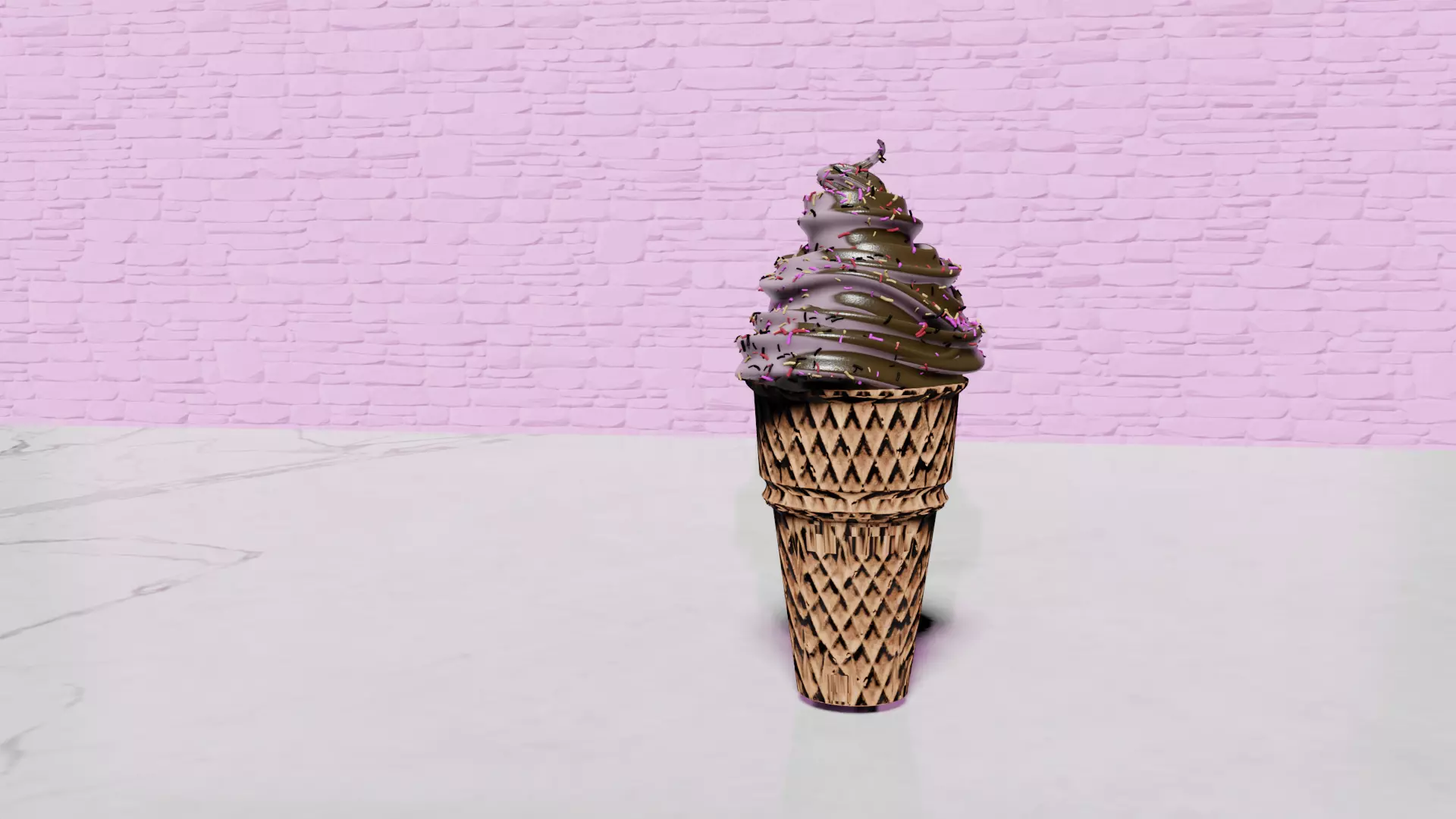 ice cream 3d model Free 3D model