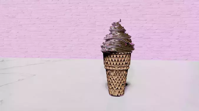 ice cream 3d model