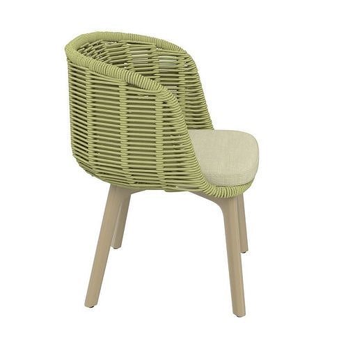 BAGEL DINING ARMCHAIR by Florida Seating 3D model 2