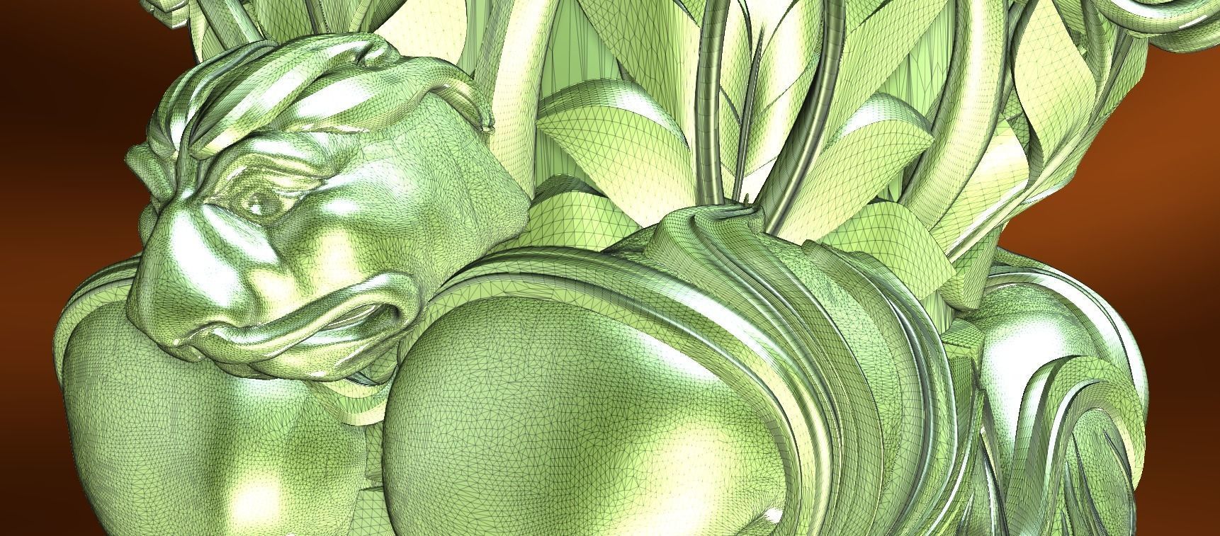 CAPITAL of the Lions FROM Basilique Saint-Sernin de Toulouse 3D print model_12