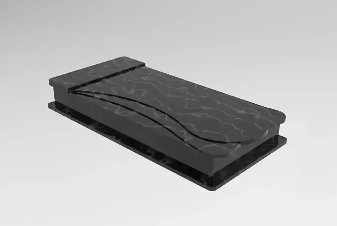 Cemetery plate 11 - real dimensions