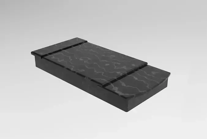 Cemetery plate 04 - real dimensions