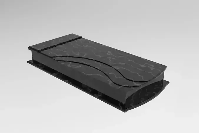 Cemetery plate 02 - real dimensions