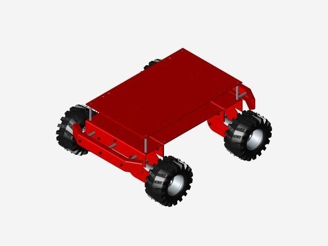 4WD Robot Bulding Free 3D model_38