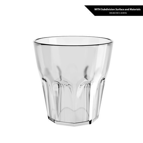 Faceted Glass Model Low-poly 3D model