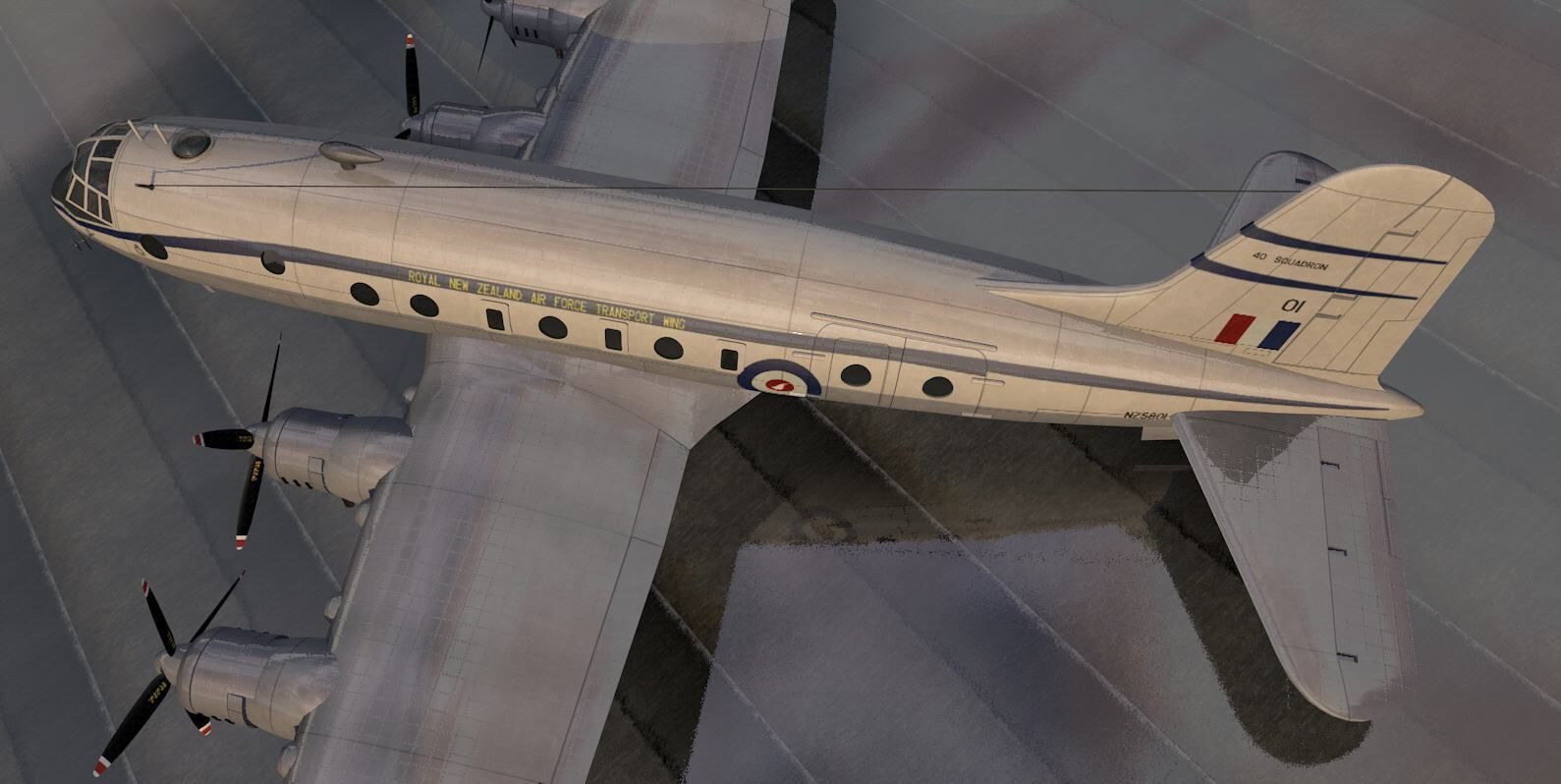 Handley Page HP-67 Hastings C Mk-1 3D model_5