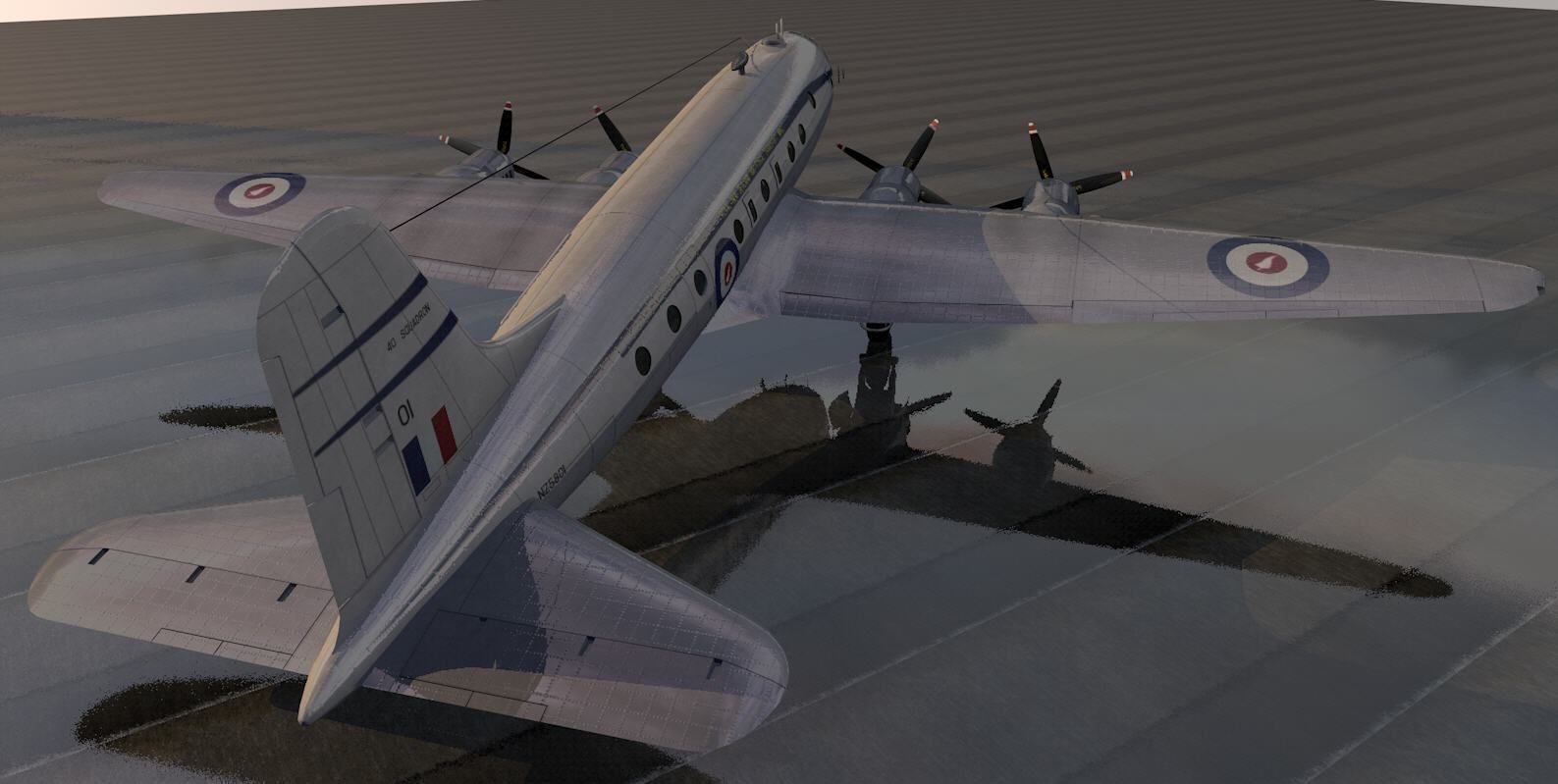 Handley Page HP-67 Hastings C Mk-1 3D model_3